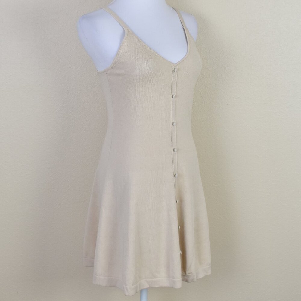 Mathilde Gohler X NA-KD Button Detail Mini Dress S - Picture 6 of 8